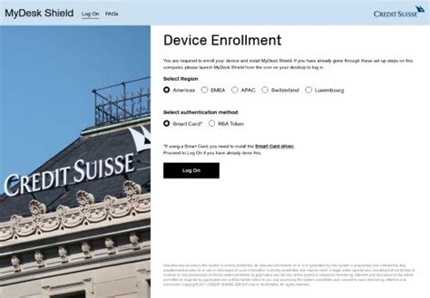 credit suisse mydesk cannot login using smart card|Credit Suisse microsoft shield.